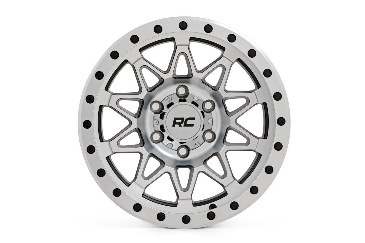 Dodge Raider Wheel - Rough Country - 78 Series | Simulated Beadlock | Full Machine | 17x8.5 - Bronze Finish with Black Lip - 4WD - '87-'89